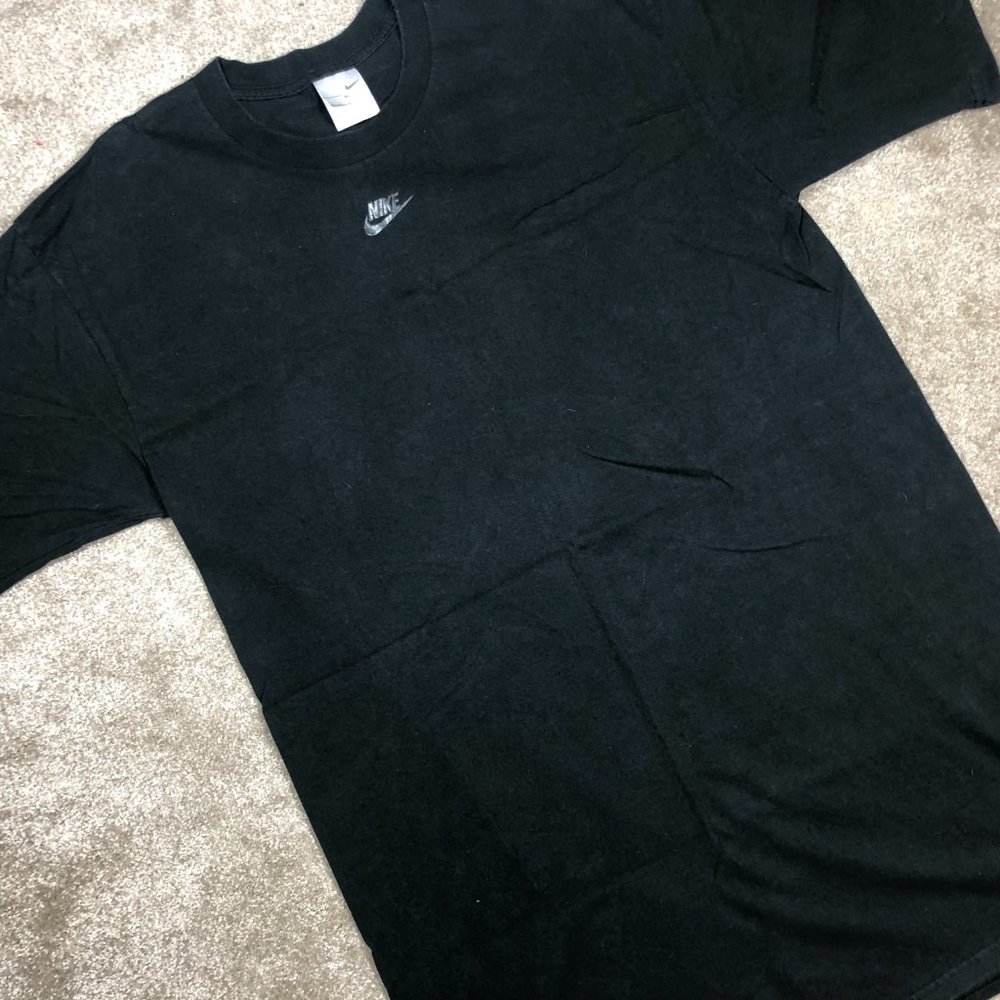 2000s Nike Center Check Essentials Basic Black Vi… - image 3